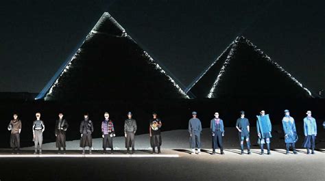 dior fashion show in egypt|dior pyramids of giza.